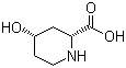 结构式 CAS# 175671-49-5, (2R,4S)-4-羟基哌啶-2-羧酸