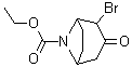 Ethyl 8-aza-2-bromo-3-oxobicyclo[3.2.1]octane-8-carboxylate molecular structure (CAS 175792-24-2)
