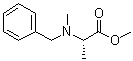 N-Methyl-N-(phenylmethyl)-L-alanine methyl ester molecular structure (CAS 175853-53-9)