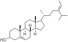 Fucosterol molecular structure (CAS 17605-67-3)
