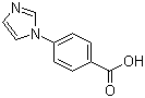 4-(1H-Imidazol-1-yl)benzoic acid molecular structure (CAS 17616-04-5)