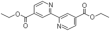 结构式 CAS# 1762-42-1, 2,2'-联吡啶-4,4'-二甲酸乙酯