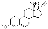 (17alpha)-13-Ethyl-3-methoxy-18,19-dinorpregna-3,5-dien-20-yn-17-ol molecular structure (CAS 176254-10-7)