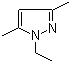 结构式 CAS# 17629-26-4, 1-乙基-3,5-二甲基吡唑