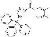 (2,3-Dimethylphenyl)[1-(triphenylmethyl)-1H-imidazol-4-yl]methanone molecular structure (CAS 176721-02-1)