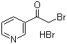 3-(2-Bromoacetyl)pyridine hydrobromide molecular structure (CAS 17694-68-7)
