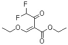 2-乙氧基亚甲基-4,4-二氟乙酰乙酸乙酯分子结构 (CAS 176969-33-8)