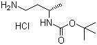 结构式 CAS# 176982-57-3, (S)-3-N-叔丁氧羰基氨基丁胺盐酸盐
