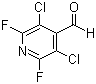 3,5-Dichloro-2,6-difluoropyridine-4-carboxaldehyde molecular structure (CAS 17723-32-9)