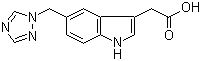 Triazolomethylindole-3-acetic acid molecular structure (CAS 177270-91-6)
