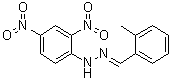 structure of CAS# 1773-44-0, o-Tolualdehyde (2,4-dinitrophenyl)hydrazone;NSC 409528