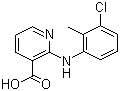 Clonixin molecular structure (CAS 17737-65-4)