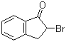 结构式 CAS# 1775-27-5, 2-溴-1-茚满酮