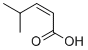 (Z)-4-甲基戊-2-烯酸分子结构 (CAS 1775-44-6)