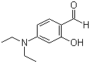 结构式 CAS# 17754-90-4, 4-(二乙氨基)水杨醛; 2-羟基-4-二乙氨基苯甲醛; 间二乙氨基酚-6-醛
