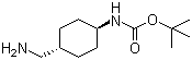 structure of CAS# 177583-27-6, tert-Butyl (trans-4-aminomethylcyclohexyl)carbamate
