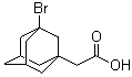 structure of CAS# 17768-34-2, 3-Bromo-1-adamantaneacetic acid