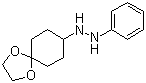 N-((4-Ethylenedioxy)cyclohexyl)-N'-phenylhydrazine molecular structure (CAS 177721-74-3)