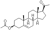 Pregnenolone acetate molecular structure (CAS 1778-02-5)
