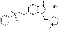 Eletriptan hydrobromide molecular structure (CAS 177834-92-3)