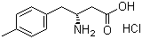 结构式 CAS# 177839-85-9, (R)-3-氨基-4-(4-甲基苯基)丁酸盐酸盐