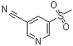 5-(Methylsulfonyl)-3-pyridinecarbonitrile molecular structure (CAS 1780797-86-5)