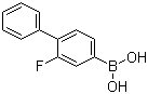 结构式 CAS# 178305-99-2, 2-氟联苯基-4-硼酸