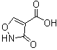 2,3-Dihydro-3-oxo-4-isoxazolecarboxylic acid molecular structure (CAS 178316-78-4)