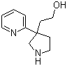 2-(3-(Pyridin-2-yl)pyrrolidin-3-yl)ethanol molecular structure (CAS 178372-19-5)