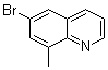 6-Bromo-8-methylquinoline molecular structure (CAS 178396-31-1)