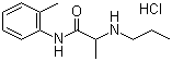 盐酸丙胺卡因分子结构 (CAS 1786-81-8)