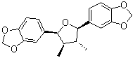 (2alpha,3alpha,4beta,5alpha)-(-)-5,5'-(Tetrahydro-3,4-dimethyl-2,5-furandiyl)bis-1,3-benzodioxole molecular structure (CAS 178740-32-4)