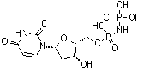 2'-Deoxyuridine 5'-(trihydrogen imidodiphosphate) molecular structure (CAS 178809-71-7)
