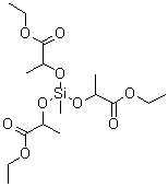 4-(2-Ethoxy-1-methyl-2-oxoethoxy)-2,4,6-trimethyl-7-oxo-3,5,8-trioxa-4-siladecanoic acid ethyl ester molecular structure (CAS 17898-75-8)