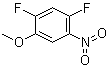 结构式 CAS# 179011-39-3, 2,4-二氟-5-硝基苯甲醚