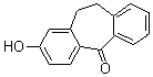structure of CAS# 17910-73-5, 10,11-Dihydro-2-hydroxy-5H-dibenzo[a,d]cyclohepten-5-one;2-Hydroxy-10,11-dihydro-5H-dibenzo[a,d]cyclohepten-5-one