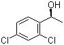 (S)-1-(2,4-二氯苯基)乙醇分子结构 (CAS 179237-92-4)