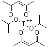 Titanium diisopropoxide bis(acetylacetonate) molecular structure (CAS 17927-72-9)