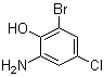 2-Amino-6-bromo-4-chlorophenol molecular structure (CAS 179314-60-4)