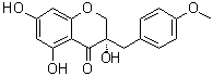 3,5,7-Trihydroxy-3-(4-methoxybenzyl)-4-chromanone molecular structure (CAS 17934-12-2)