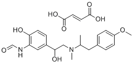 结构式 CAS# 1795133-97-9, (E)-丁-2-烯二酸N-[2-羟基-5-[1-羟基-2-[1-(4-甲氧基苯基)丙烷-2-基-甲基氨基]乙基]苯基]甲酰胺