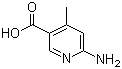 结构式 CAS# 179555-11-4, 2-氨基-4-甲基吡啶-5-甲酸