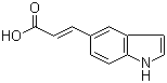 (E)-3-(1H-Indol-5-yl)-2-propenoic acid molecular structure (CAS 179626-79-0)