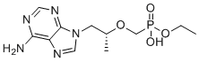 [(2R)-1-(6-aminopurin-9-yl)propan-2-yl]oxymethyl-ethoxyphosphinic acid molecular structure (CAS 1796545-19-1)