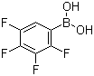 2,3,4,5-Tetrafluorophenylboronic acid molecular structure (CAS 179923-32-1)