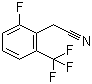 结构式 CAS# 179946-34-0, 2-氟-6-(三氟甲基)苯乙腈