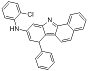 结构式 CAS# 1800022-01-8, N-(2-氯苯基)-7-苯基-7H-苯并[a]咔唑-9-胺