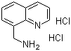 structure of CAS# 18004-63-2, 8-Quinolinemethanamine hydrochloride;8-Aminomethylquinoline dihydrochloride