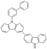 9-[1,1'-联苯]-3-基-3,3'-联-9H-咔唑分子结构 (CAS 1800580-10-2)