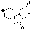 结构式 CAS# 180160-40-1, 6-氯螺[异苯并呋喃-1(3H),4'-哌啶]-3-酮